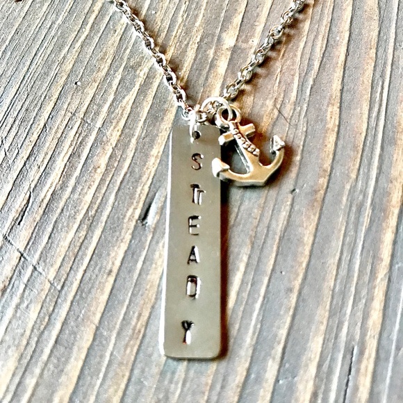 handmade Other - Imperfect silver “steady” anchor necklace nautical handmade Other - Imperfect silver “steady” anchor necklace nautical